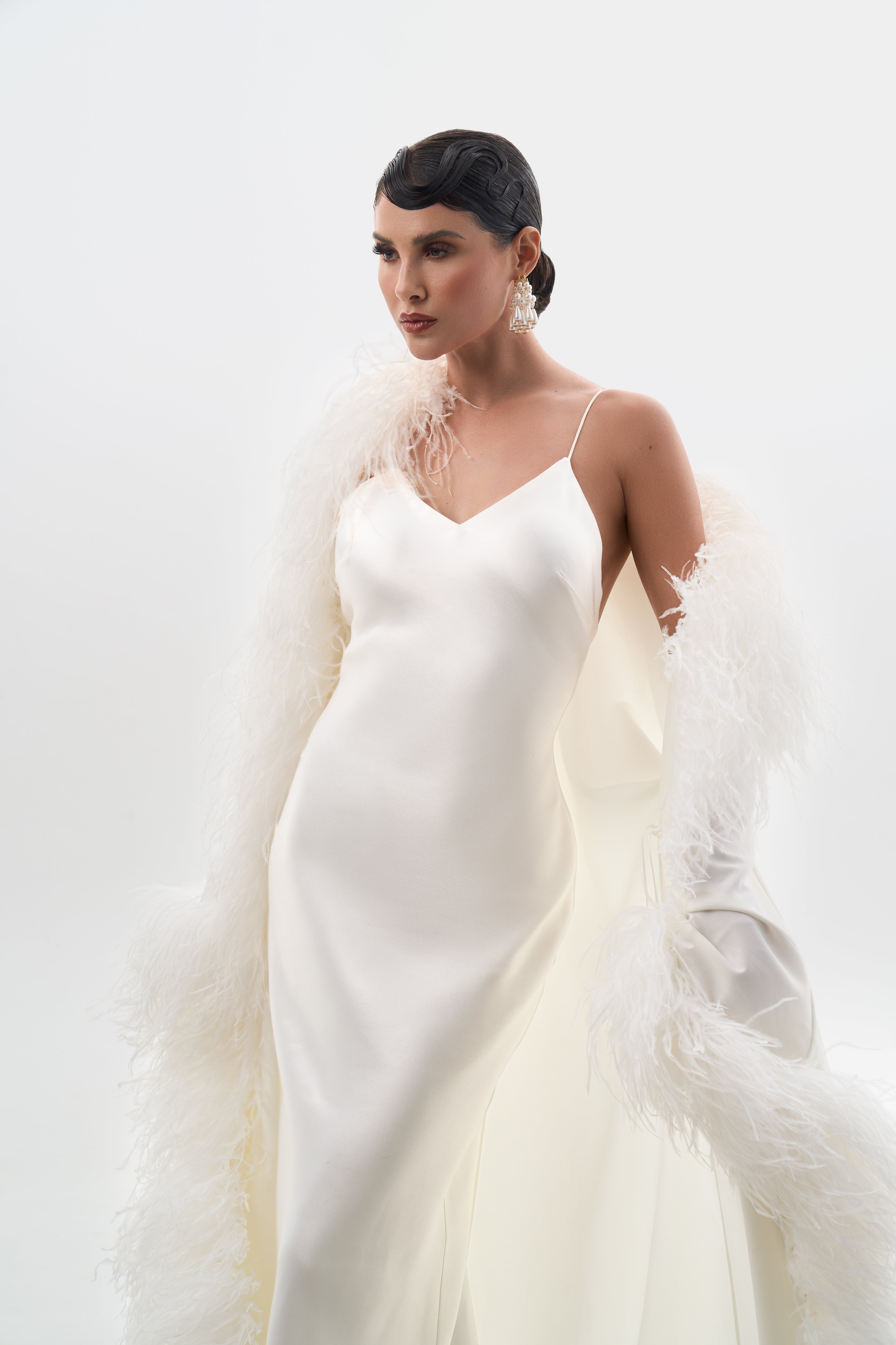 Charlize Kaftan (With Train)