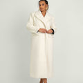 Nadia Coat - Ivory White