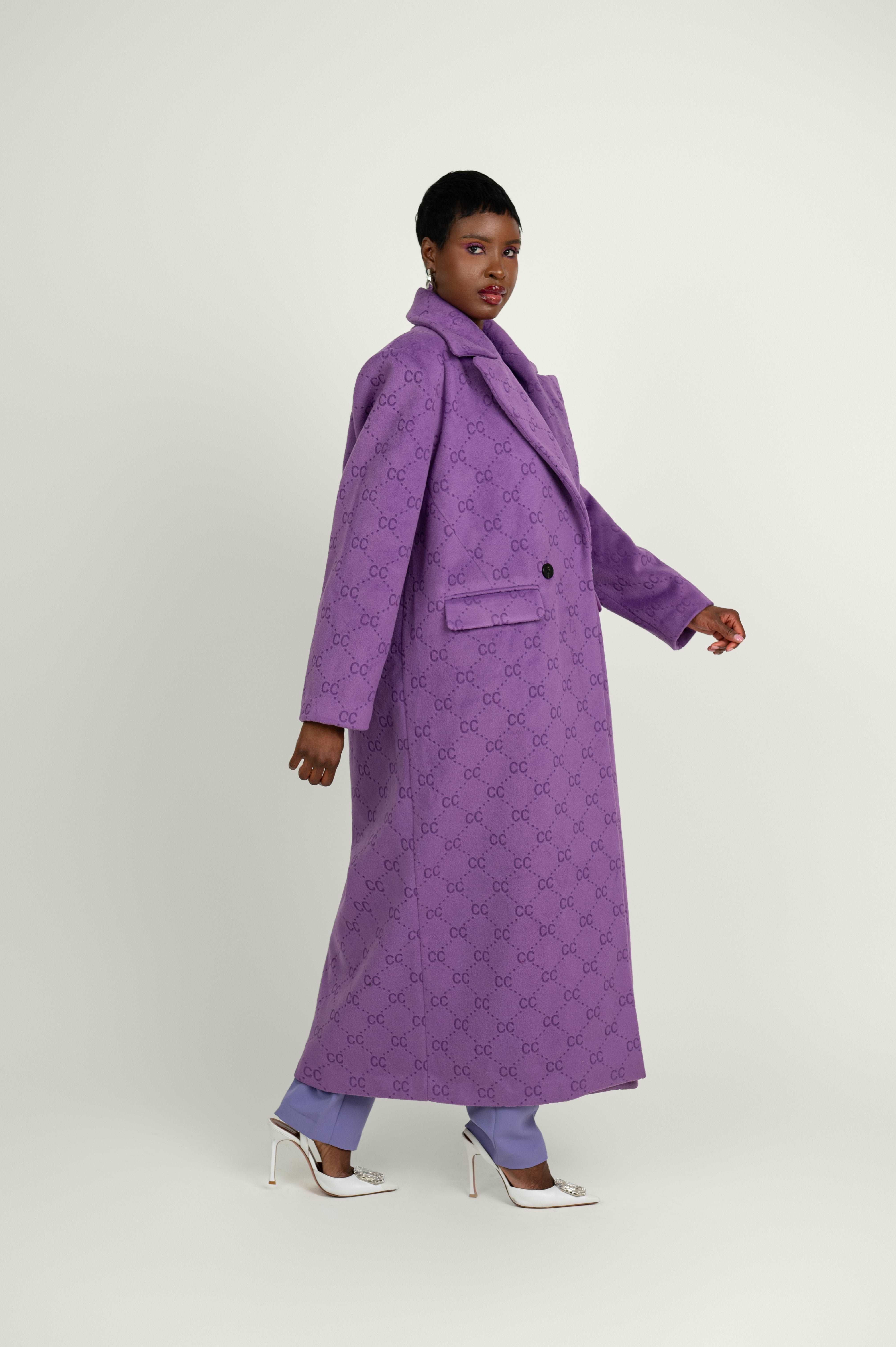 Nadia Coat - Amethyst Purple